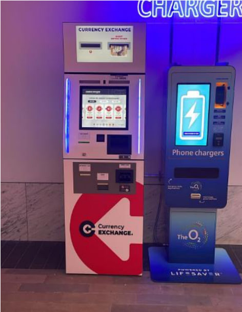 Currency Machine at The O2